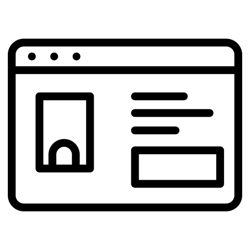 area landing page